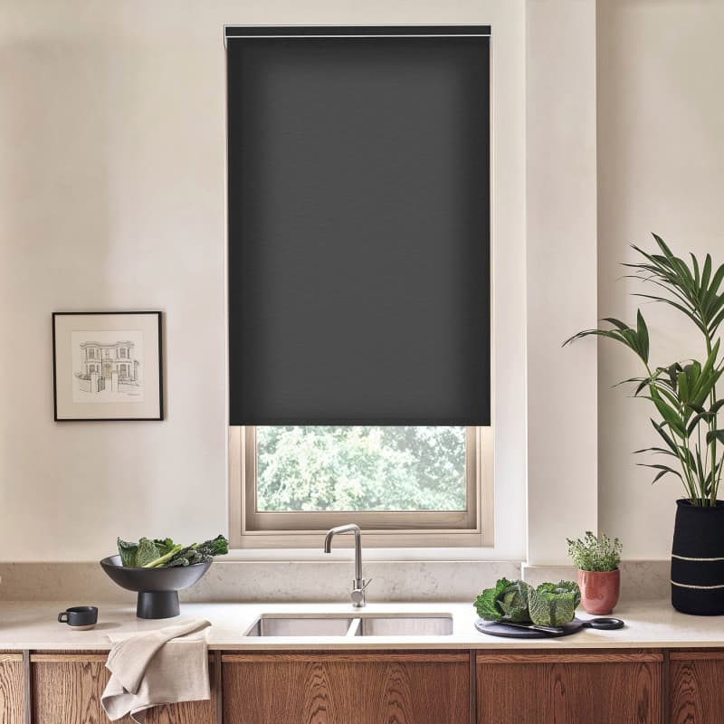 Norfolk Charcoal Roller Blind