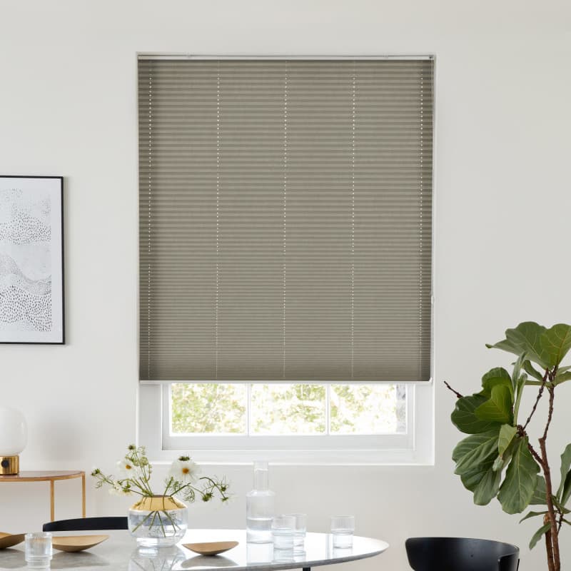 Crush Taupe Pleated blind