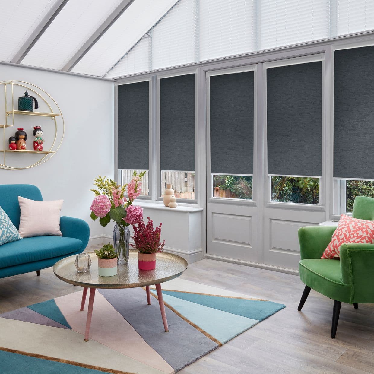 Norfolk Grey Conservatory Roller blind