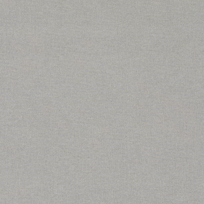 Square plain fabric sample in pale flint grey.