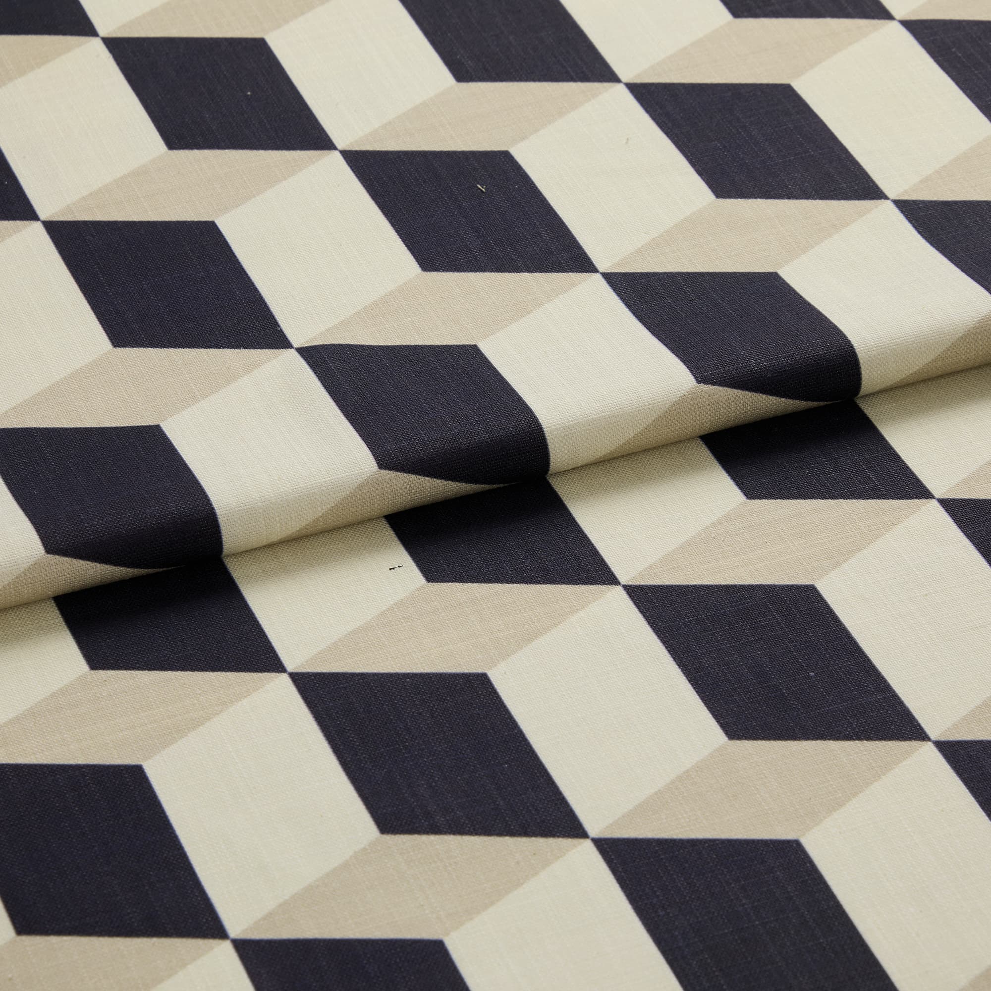 Cubes Canvas Curtains