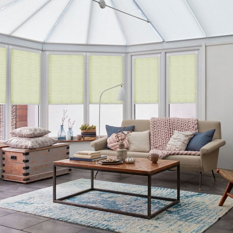 Lumina Sheer Grass Pleated blind