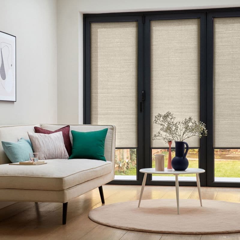 INTU Micro Hive Latte Pleated blind