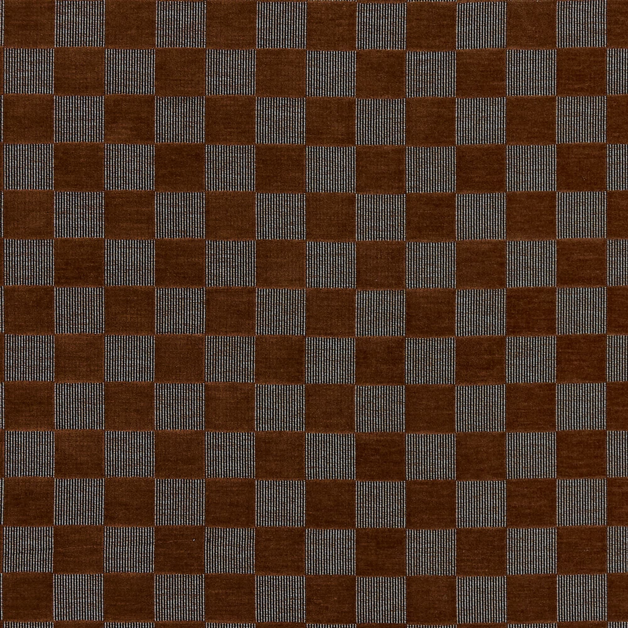 Checkerboard Brick Curtains