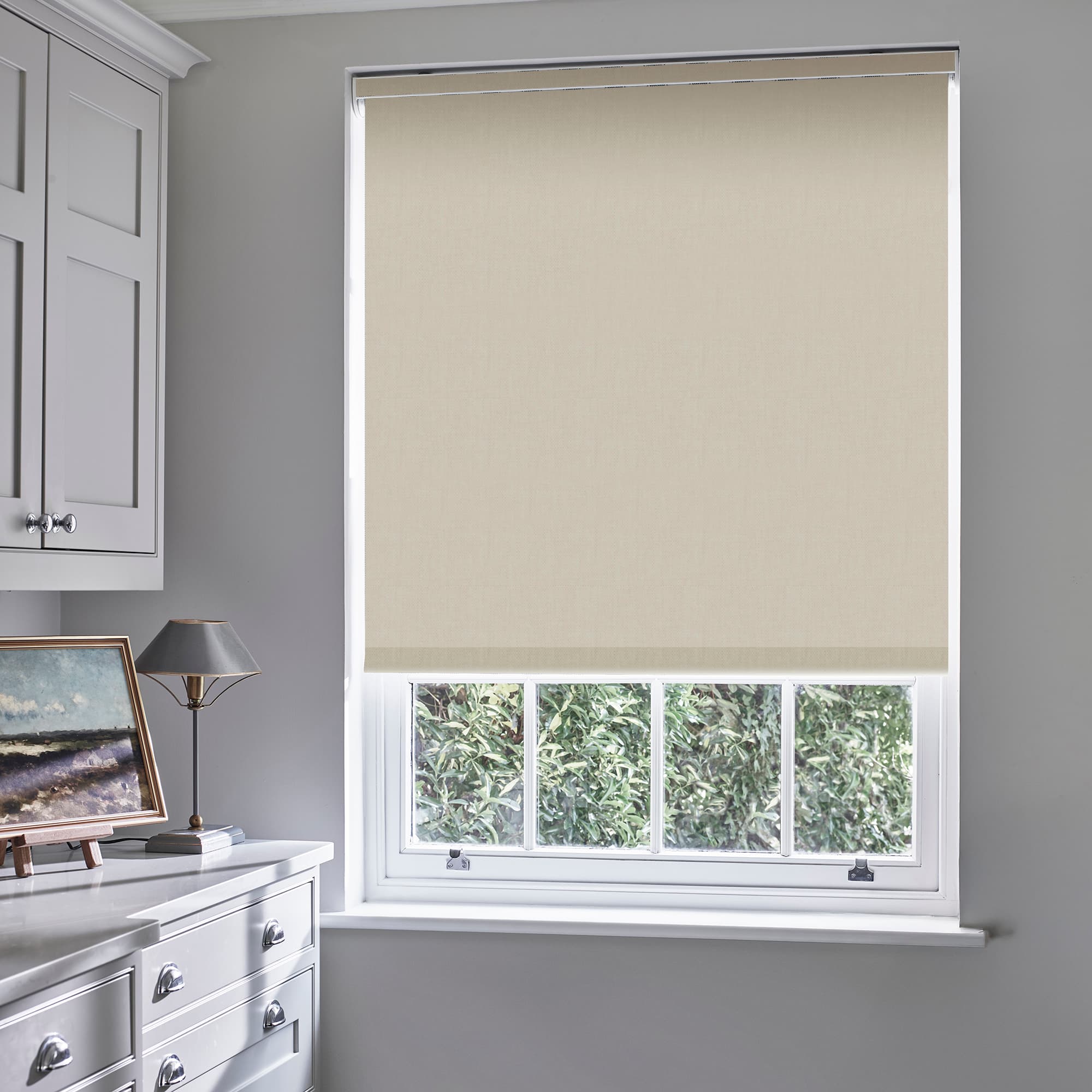 Solan Blackout Stone Roller blind