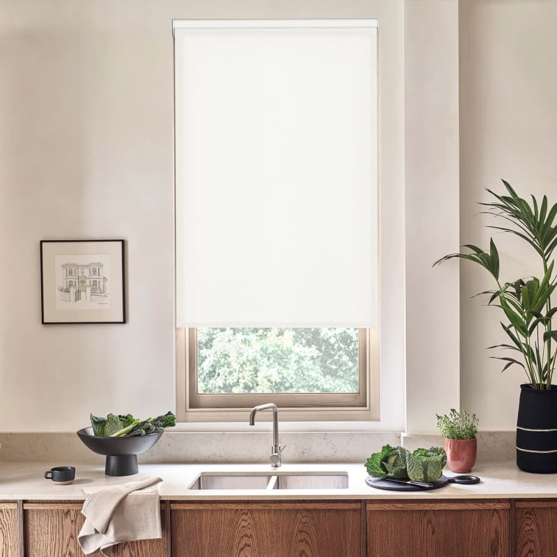 Corsica White Roller Blind