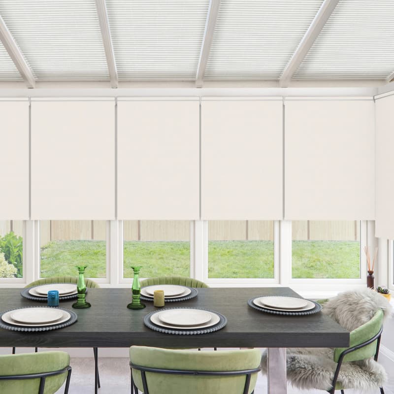Sonny Blackout Cream Roller Blind