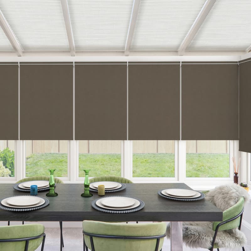 Zelda Chocolate Roller Blind