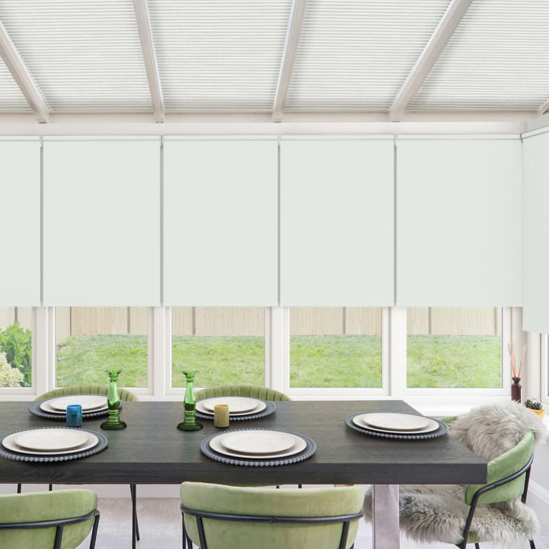 Baluga Blackout White Roller Blind