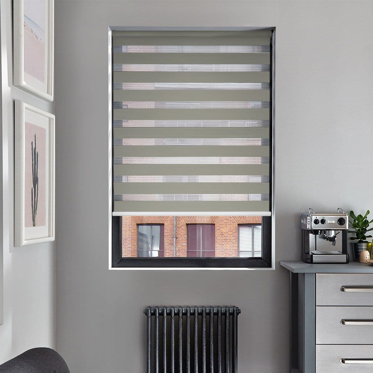 Dusk Taupe Dimout Day and Night Blind