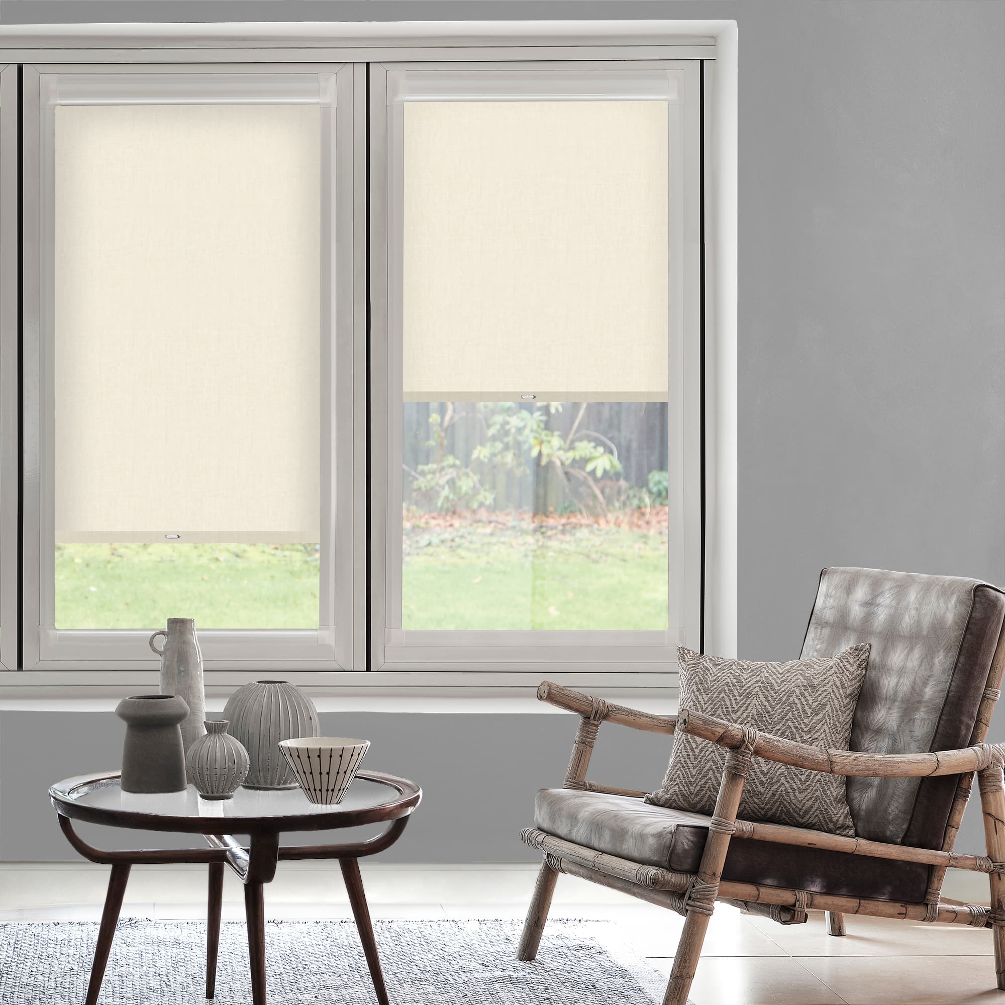 Amara Blackout Cream Perfect Fit Roller blind