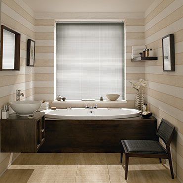 Sheer Luxury Brushed Nickel Venetian blind