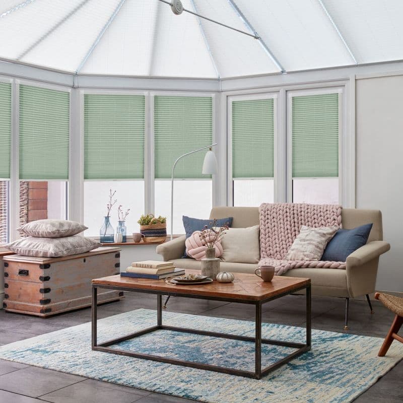 Finsbury Jade Pleated blind
