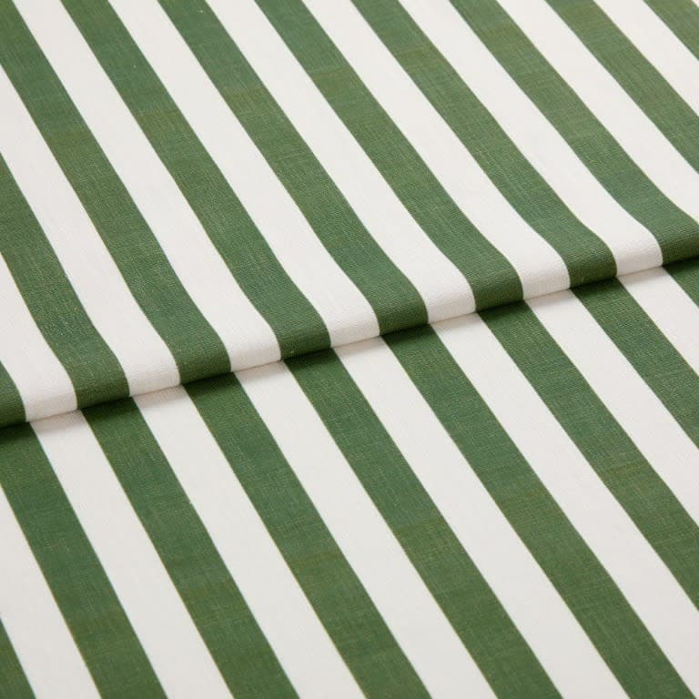 Portofino Stripe Olive Roman blind