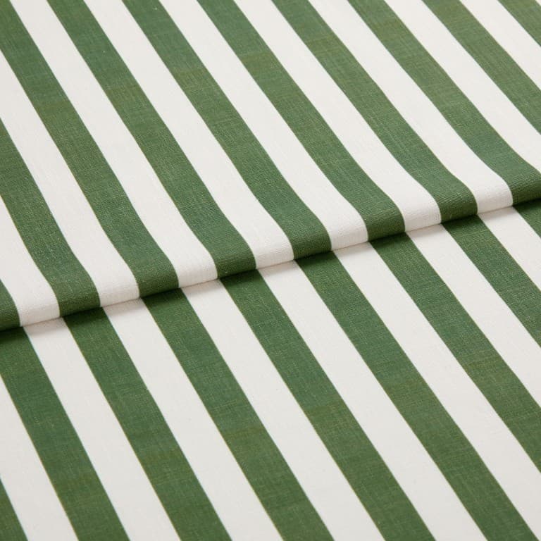 Portofino Stripe Olive Roman blind
