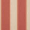 Vertical-striped wallpaper or fabric covering a flat surface; broad muted red and cream bands separated by thin beige and brown accent lines; evenly lit, no other features visible.
