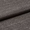 Dark gray woven upholstery fabric, folded with an overlapping edge, showing subtle metallic sheen and fine horizontal texture; close-up view under soft studio lighting against a neutral backdrop.