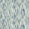 Textured fabric swatch with dense vertical brushstroke pattern; streaks of blue, gray and cream blend and repeat; shown flat under even light as an abstract wallpaper or upholstery sample.
