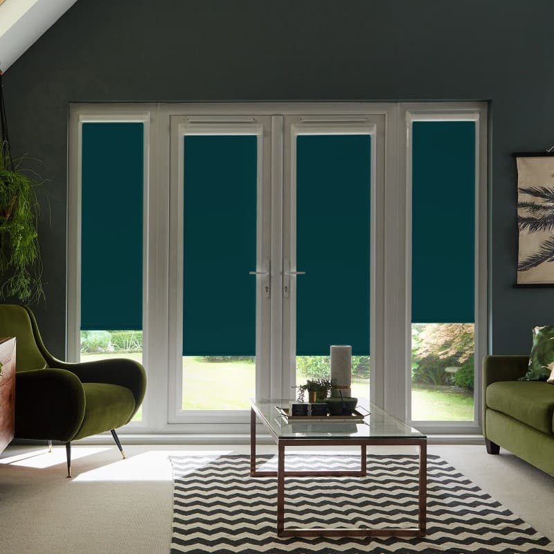 Zelda Teal Roller Blind