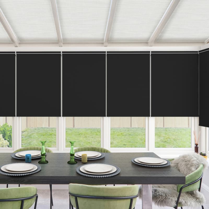Acacia Blackout Black Roller Blind
