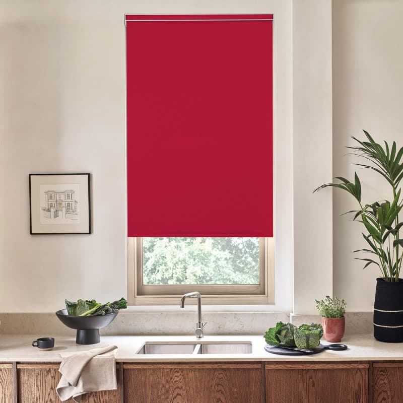 Acacia Blackout Poppy Roller Blind