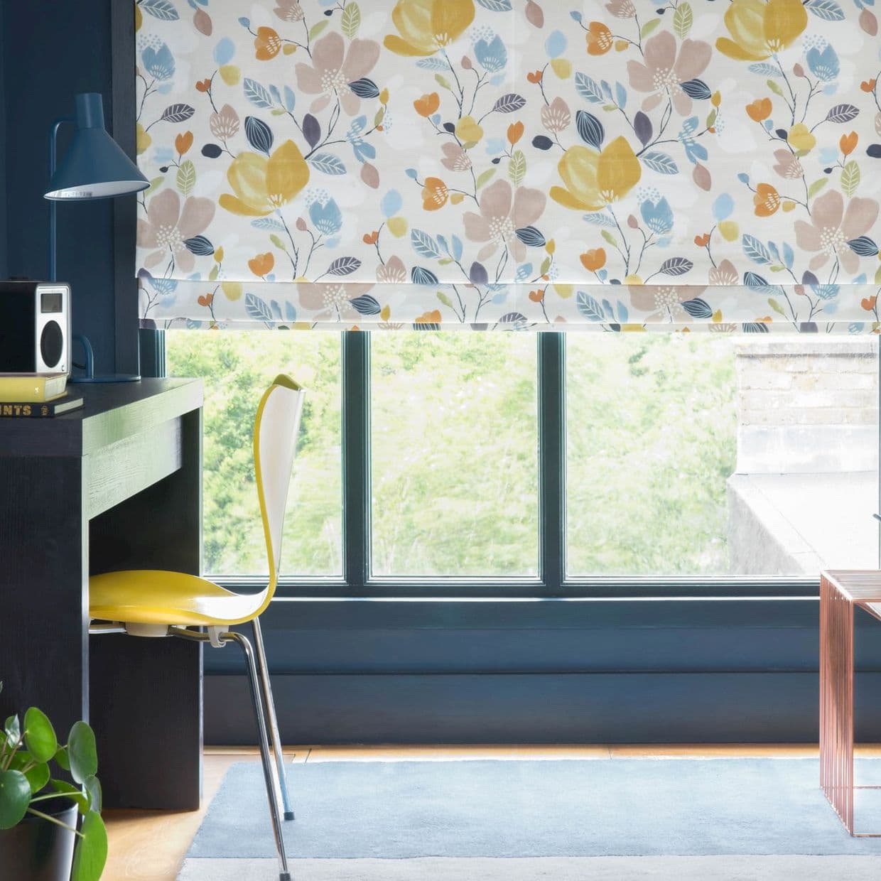 Iver Mustard Roman Blind
