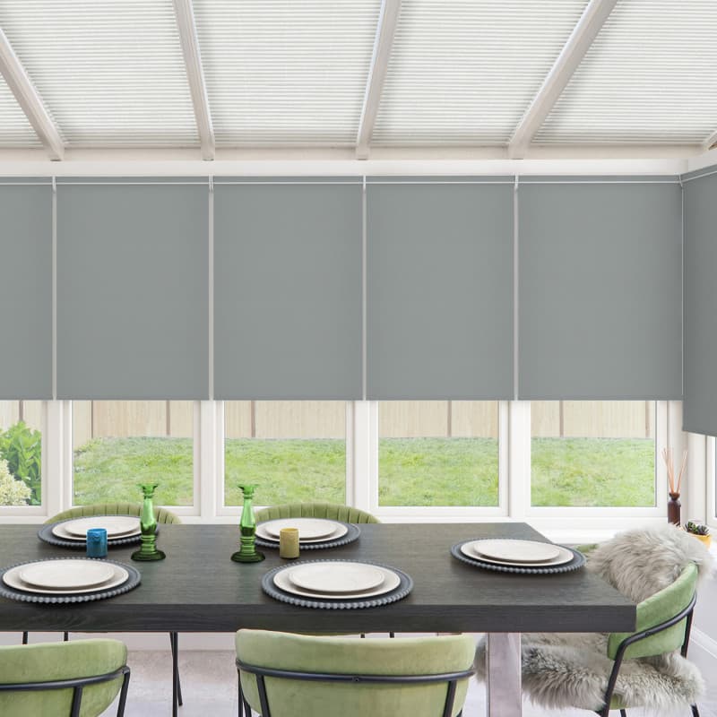 Hexham Silver Roller Blind