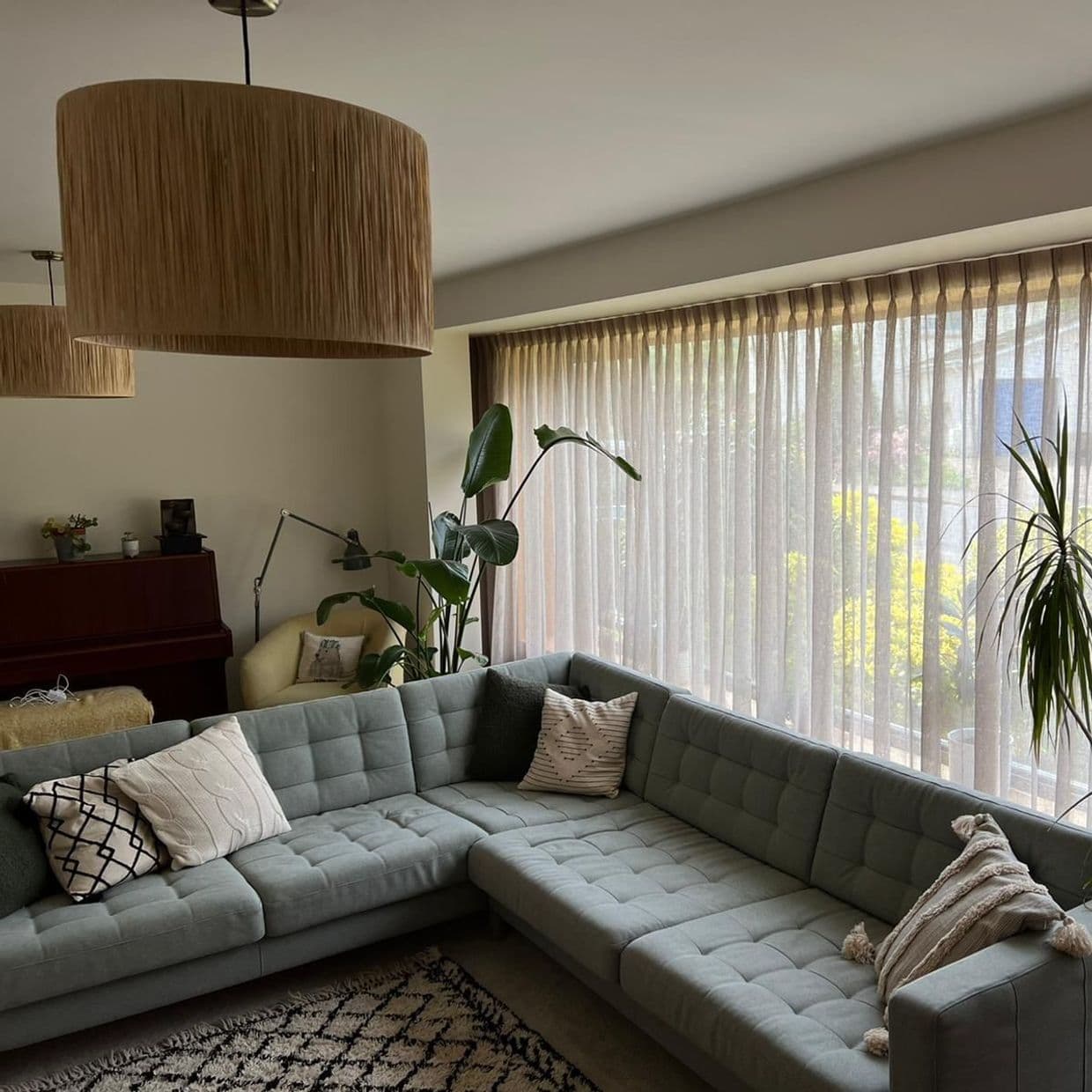 Serenity Powder Pink Voile Curtain