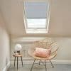 Mini Stripe Grey Pleated Blind