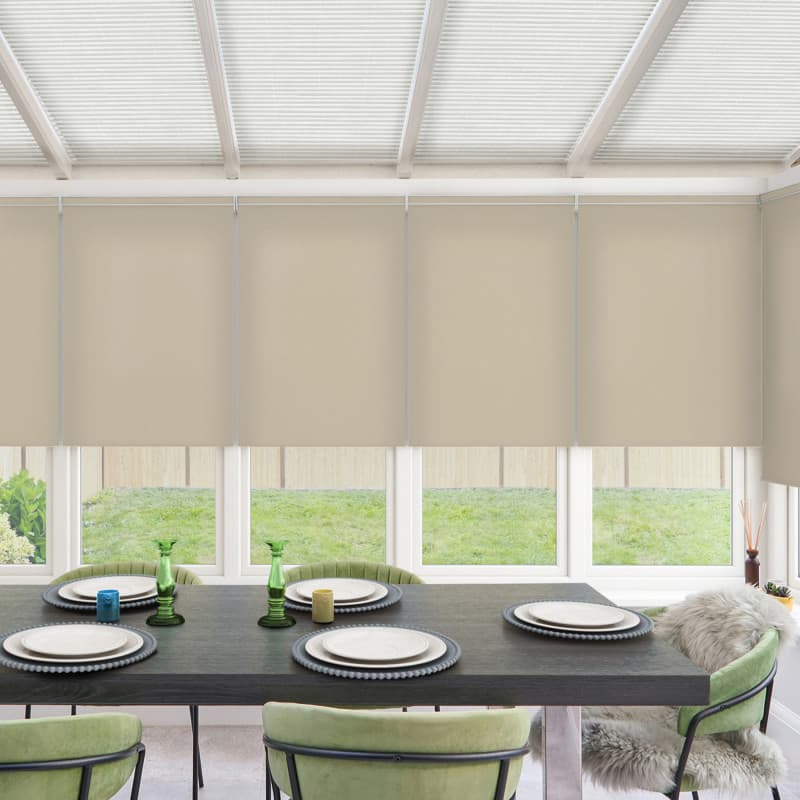 Acacia Wide Oyster Roller Blind