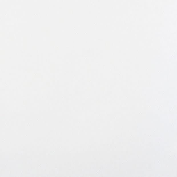 White, subtly textured sheet filling the frame; smooth, unmarked surface reflecting soft, even light; close-up, neutral setting with minimal visual detail.