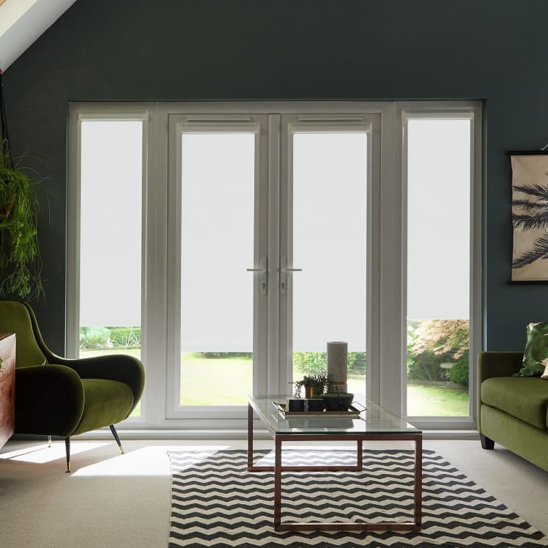 Acacia Blackout Pure White Roller Blind