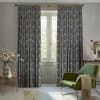 William Morris Strawberry Thief Dusk luxury curtains for heritage-inspired living room