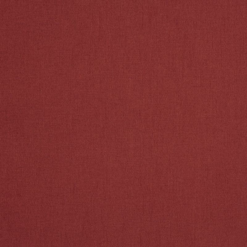 Red linen-textured fabric (main surface) covers the entire frame, showing a subtle woven pattern; evenly lit, flat, featureless backdrop suggesting a textile or wallpaper sample.
