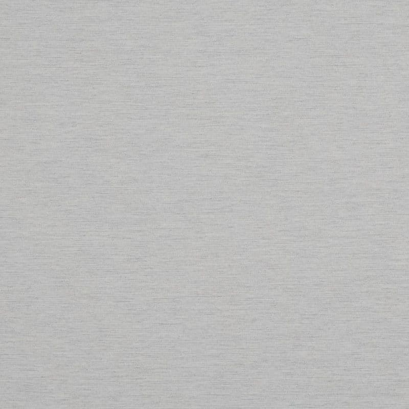 Light gray, horizontally textured fabric panel lying flat; its fine weave creates a subtle linear pattern, filling the frame and presenting a neutral, evenly lit background with no visible surroundings.