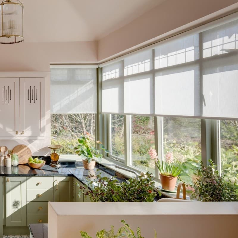 Ivy White Roller Blind