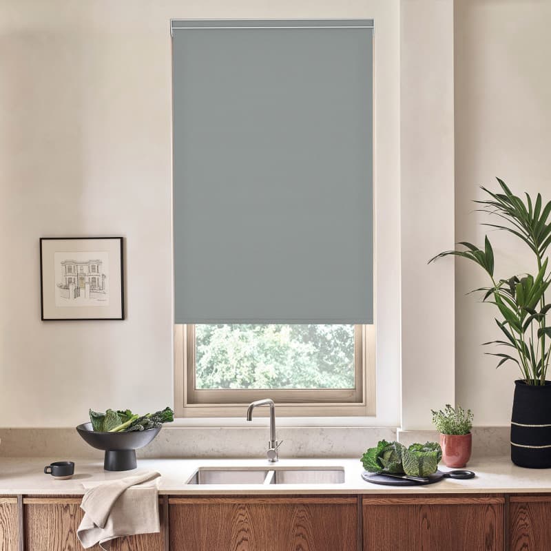 Hexham Silver Roller Blind