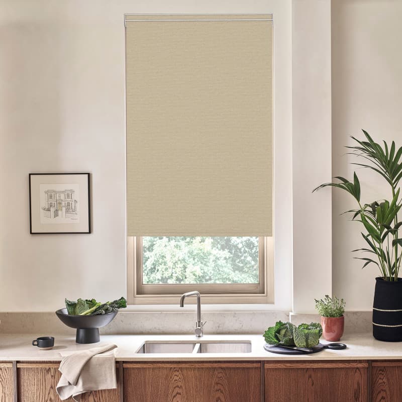 Marco Blackout Praline Roller Blind