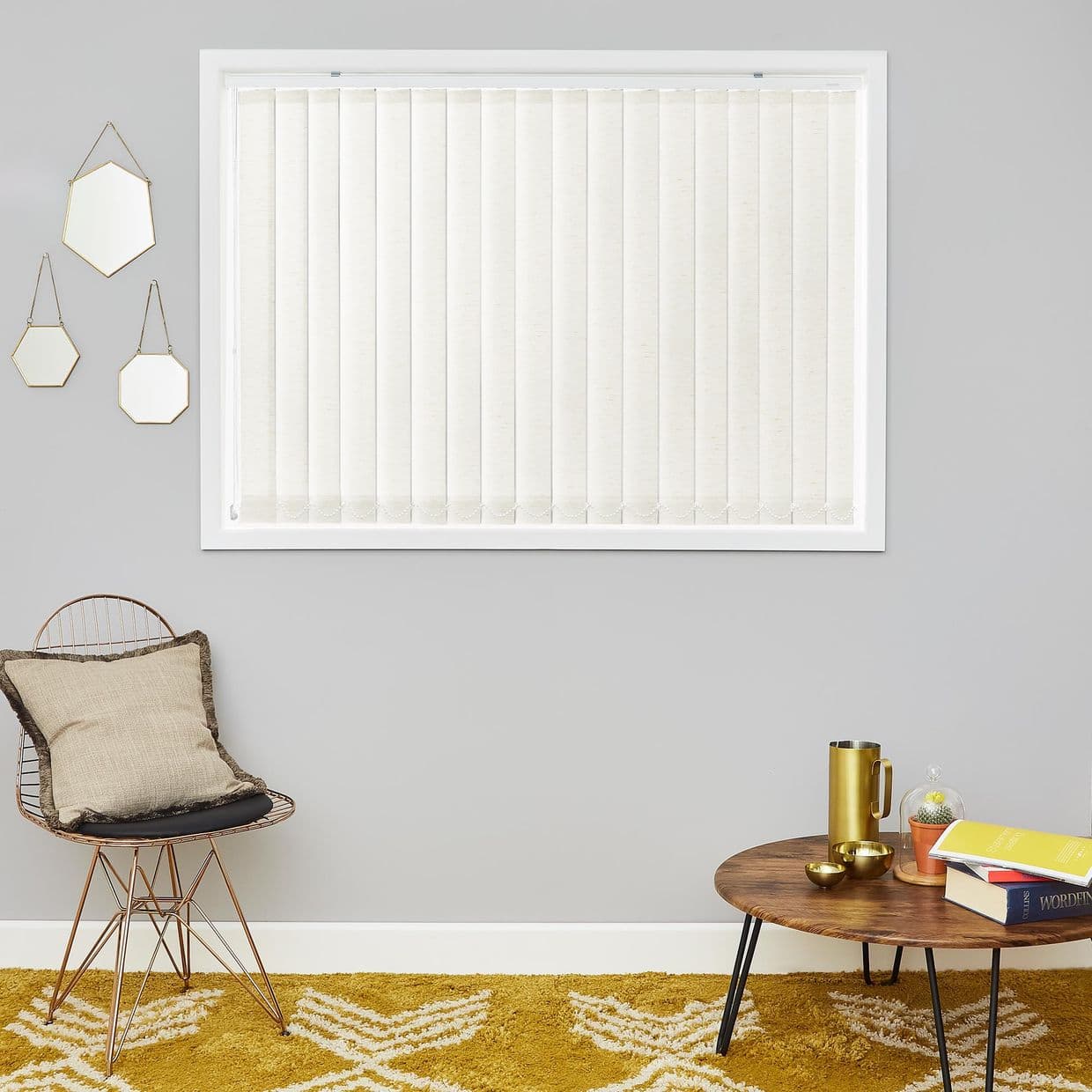 Fleck Seashell Vertical Blind