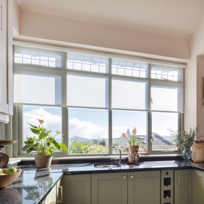 Ivy White Roller Blind