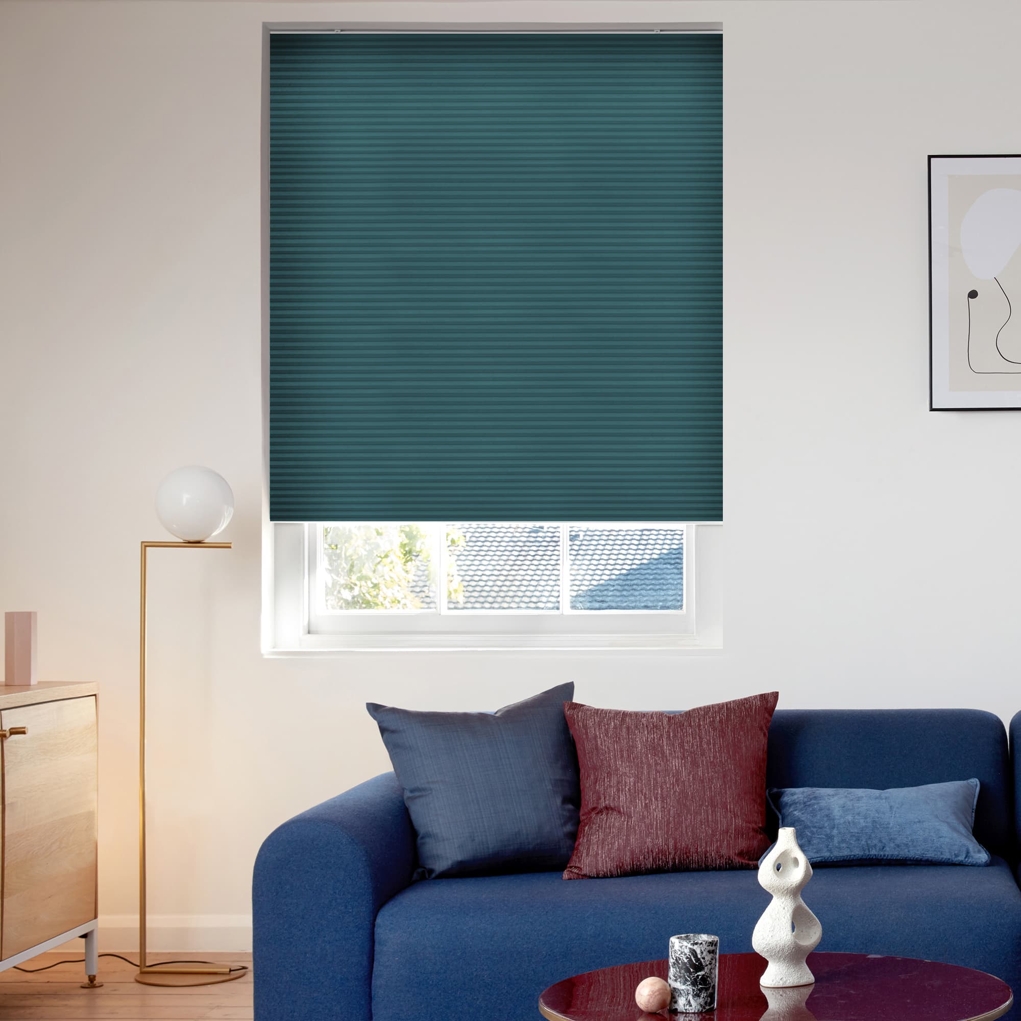 Duette Silk Dim Out Deep Balsam Honeycomb blind