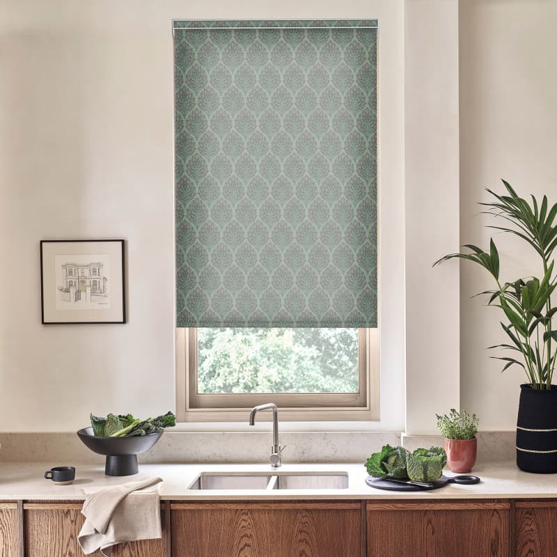 Elodie Green Roller Blind