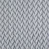 Woven fabric with vertical navy and light-gray stripes forming a repeating chevron pattern; covering the entire surface, displayed flat in a close-up, evenly lit, neutral setting.