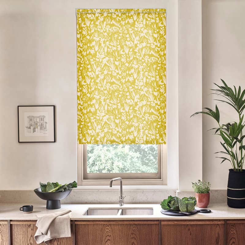 Vallie Chartreuse Roller Blind