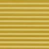 Horizontal cellular (honeycomb) pleated blind, closed with evenly spaced golden-yellow fabric folds and subtle texture; blocking light and insulating, filling the frame under warm diffuse lighting.