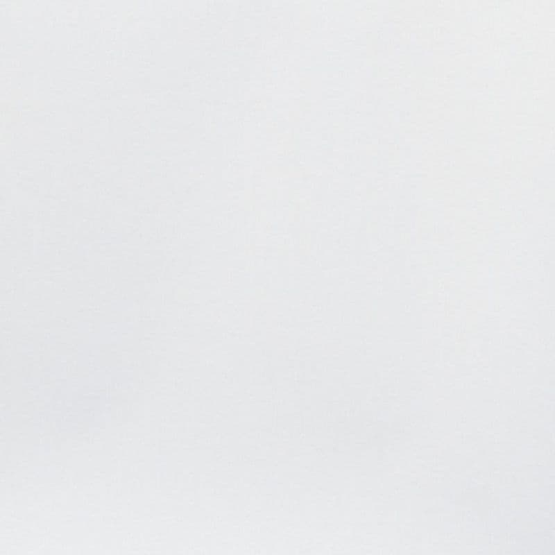 White textured paper fills the frame, resting flat and unmarked, evenly lit with soft diffuse light in a neutral, featureless setting.