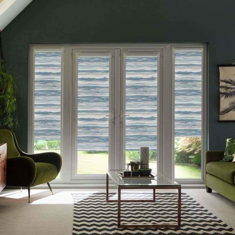 Cove Blackout Turquoise Roller Blind