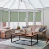 Malbec Olive Pleated blind
