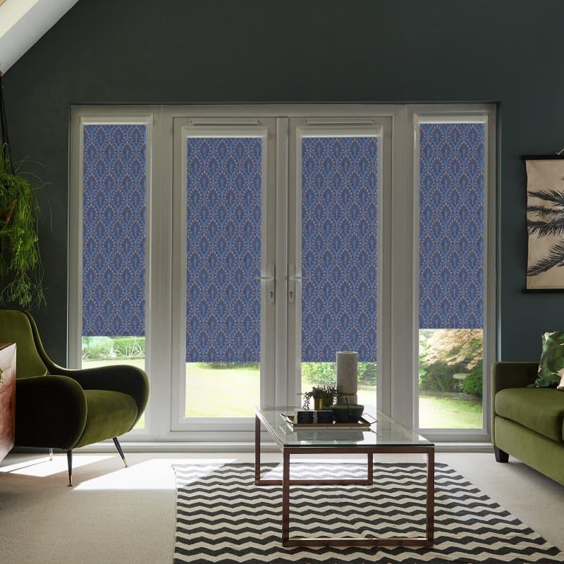 Elodie Sapphire Roller Blind