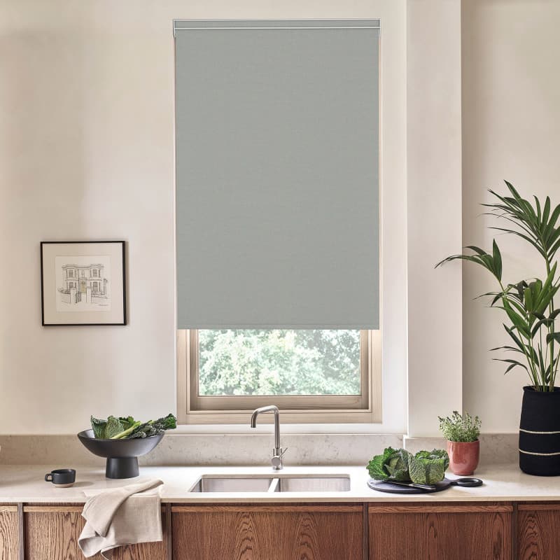 Karlina Blackout Silver Roller Blind